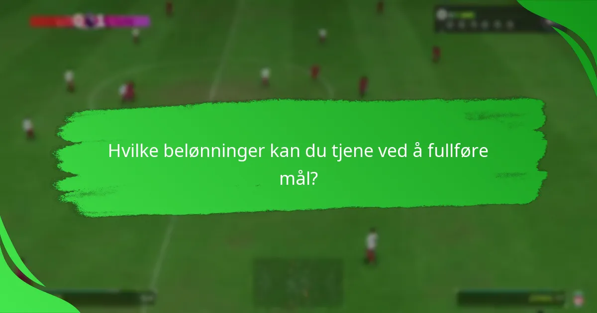 Hvilke spillerobjekter er knyttet til Ultimate Team-mål?